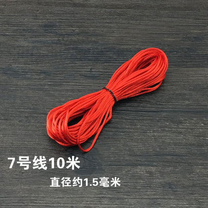 Red braided line diy jewelry accessories Chinese tie line red rope hand rope necklace hand braided material strands