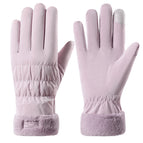 Hairy bear mark three lines - purple / One size fits all