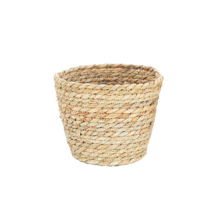 Straw Woven Bear Hug Flower Basket Gift / Panier Floral Paille Ours Cadeau
