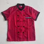Short-sleeved maroon (no breathable mesh on the back) / M