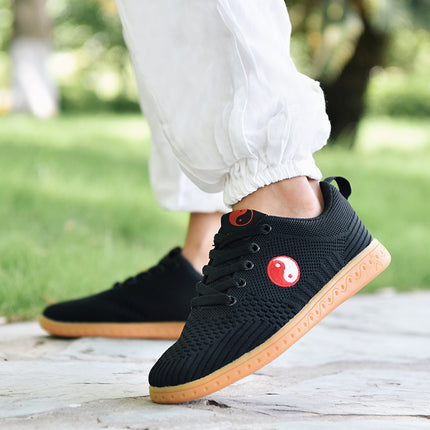 Feiwei Tai Chi Shoes for Men and Women, Martial Arts Training Shoes, Square Dance Sports Shoes, Tai Chi Practice Shoes, Middle-Aged and Elderly Walking Shoes
