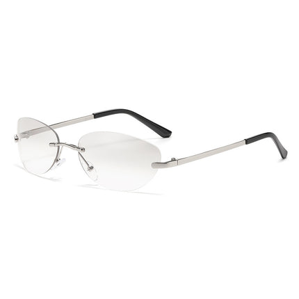 Frameless Futuristic Glasses Y2K Millennium Sexy Style Sunglasses Retro Ins Women's Fashion Sunglasses Men's Manufacturer Wholesale