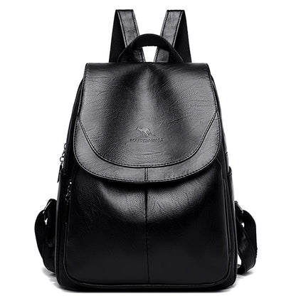 Backpack Women 2024 New Autumn Fashion Soft Leather Bag Casual Backpack Large Capacity Travel Student Women's Backpack