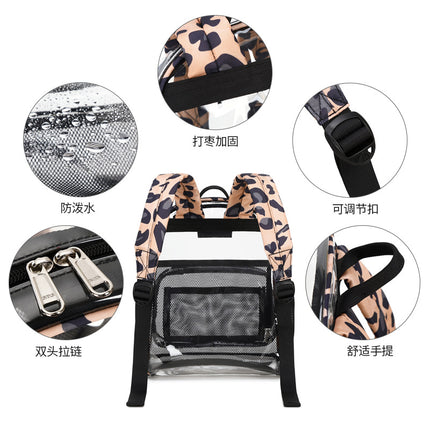 2026 New Transparent Backpack for Women, Amazon Jelly Backpack, Eco-Friendly Tpu Student School Bag, Fashionable and Versatile