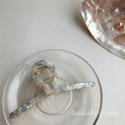 Spring and summer unique rare colored hair grip clip ~ niche acetic acid shark clip hairpin headdress 2022 new hair accessories