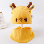 Little cute yellow + saliva towel / One size fits all (0-12 months)