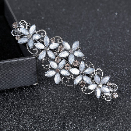 Pearl hairpin hair chuck hair clip large horizontal clip ladies headdress ponytail clip mother hair accessories wholesale
