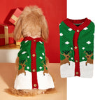 Button Two Deer / XS (chest circumference 28cm back length 23cm)
