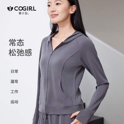 Spring Women's Lazy Casual suit Women's Two-Piece Slimming Top Hoodie Sweatshirt Sportswear suit Wide Leg Pants