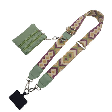 Hot-selling mobile phone strap replaceable detachable hand strap with coin purse mobile phone lanyard Amazon cross-border
