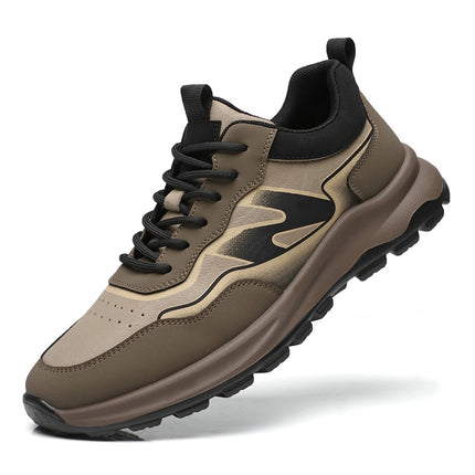 New Leather Men's Shoes, Casual Shoes, Sports Trendy Shoes, Men's Sports Thick-Soled Trendy Sports Shoes, Drop Shipping