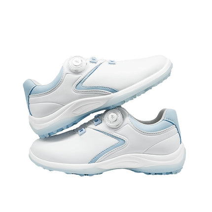 golf shoes women's golf shoes knob elastic shoelace versatile casual shoes non-slip fixed nail waterproof shoes