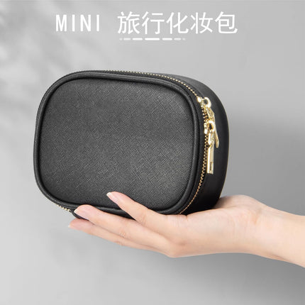 New Cosmetic Bag Led Light Mini with Mirror Rechargeable Portable Travel Cosmetic Storage Bag Small and Exquisite
