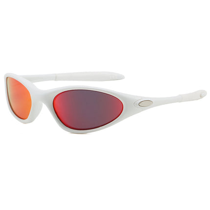 European and American Cross-Border Sunglasses for Men and Women Tr Retro Oval Round Frame Outdoor Cycling and Driving Sunglasses Minute
