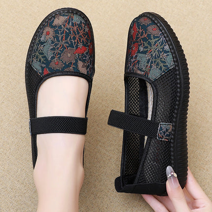 Old Beijing Cloth Shoes for Women, Non-Slip Soft-Soled Shoes for Mothers, Middle-Aged and Elderly Women, Genuine Brand New Women's Shoes