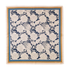 Fhz25-9567-1 gray blue edge flower / 65*65