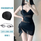 [package (3) black] (including swimming cap + swimming goggles) / For wholesale, please take [one size fits all] ( 35-62.5kg )