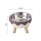 Egg shell stainless steel goblet bowl brown / Independent color box packaging