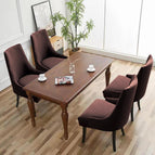 Coffee / Lingge 06 small armrest chair cover