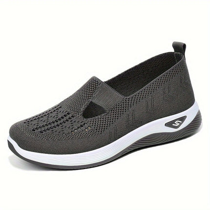 Shoes for Middle-Aged and Elderly Women, Breathable and Comfortable Summer Shoes, Factory Direct Sales, Soft-Soled Casual Slip-On Mesh Mother's Shoes