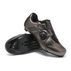 Gunmetal road shoes / 36