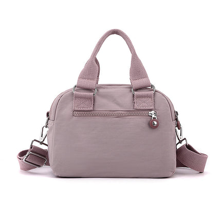 Lightweight waterproof nylon cloth bag casual messenger bag new versatile small square bag trendy women's shopping handbag