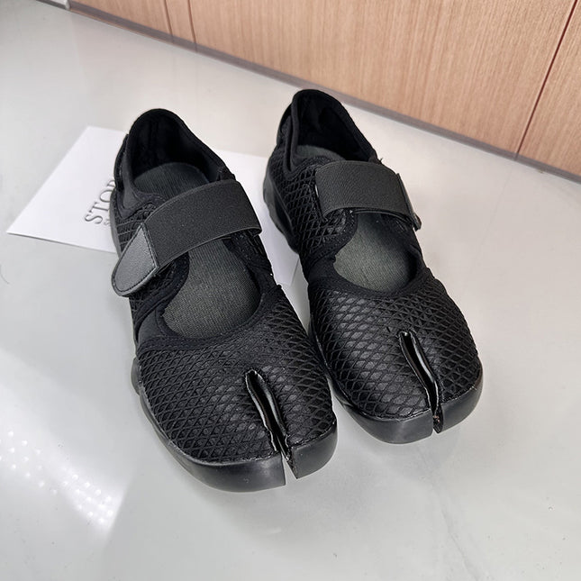 Women's Split-Toe Ninja Shoes, Pig-Toe Ugly Shoes, Sports Sandals, Mesh Sports Casual Shoes, Velcro Mary Jane Shoes