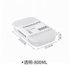 800ML transparent