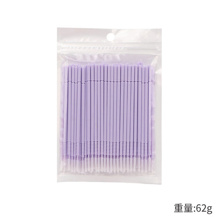 New wholesale long head cotton swab eyelash tattoo nail cleaning cotton swab eyelash disposable long thread cotton swab