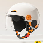 One size fits all / [a-zen1.0] moon shadow white [hd short lens] + removable ear protection