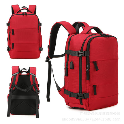 Source Factory Cross-Border Hot-Selling Travel Backpack for Women, Multifunctional Luggage Backpack for Short-Distance Business Trips with Dry and Wet Separation