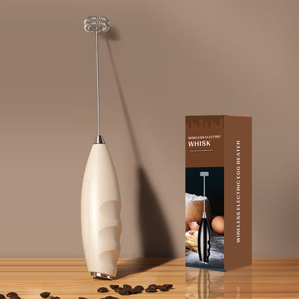Cross-border handheld milk frother household wireless electric milk coffee mixing rod baking egg white frother