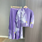 Purple / Suit (top + 78cm skirt)