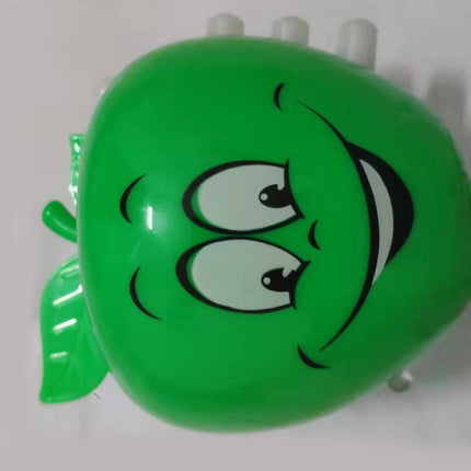 Cartoon luminous strawberry gyro music rotating outdoor lights children flash toys night market stall supply wholesale