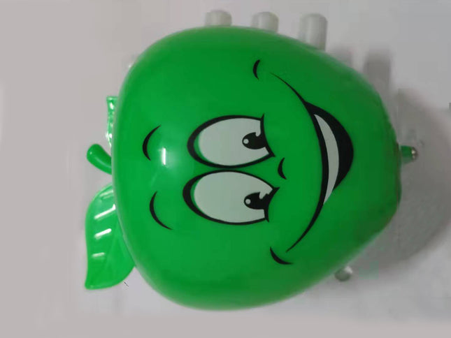 Cartoon luminous strawberry gyro music rotating outdoor lights children flash toys night market stall supply wholesale