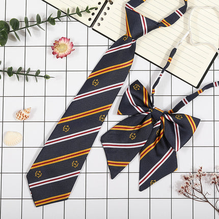 Japanese Plaid JK Tie Tie Set Women's College Style Graduation Photo Free Accessories Korean Style Bow Mariners Suit