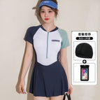 6341 green color matching plus swimming cap waterproof bag / Please order free size for wholesale