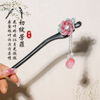 Peach blossom hairpin