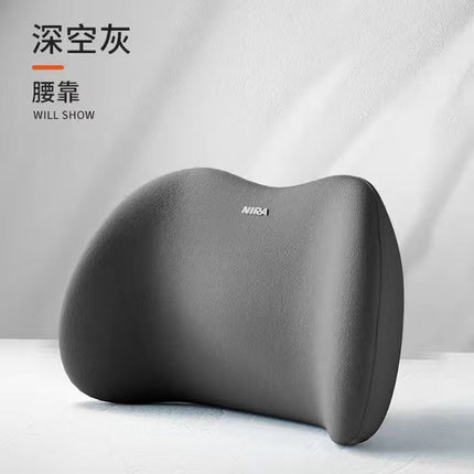 Car Lumbar Headrest Neck Pillow Waist Protection Car Cushion Seat Car Backrest Pillow Lumbar Support Driving Lumbar Support