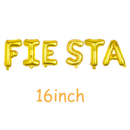 Cross Border New Ball Mexican Carnival Party Decoration Balloons FIESTA Alpaca Cactus Burrito Balloons
