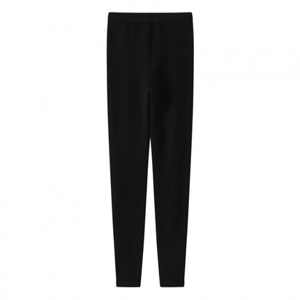 Autumn and winter worsted 10% mulberry silk 90% cashmere leggings women's warm inside and outside wearing leggings women's drawdown long Johns