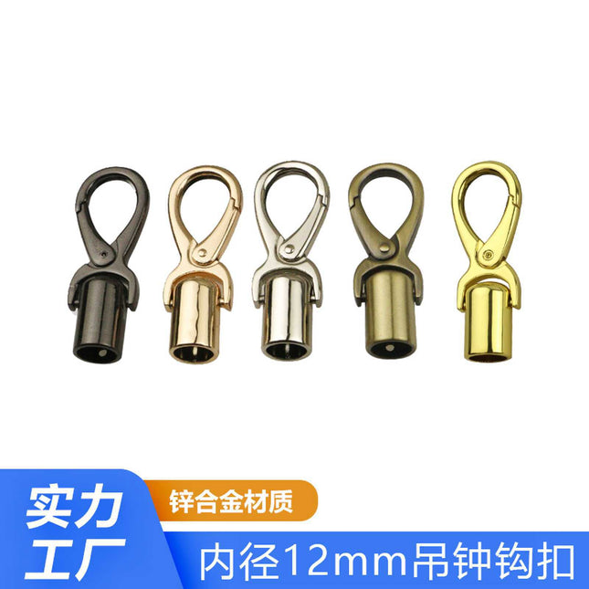 Spot Metal Screw Hanging Clock Hook Buckle Bag Shoulder Strap Handbag Leather Bag Hook Buckle Hardware Accessories Hand-hold Fixed Dog Buckle