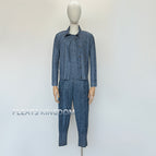Denim Grey Two-Piece Set / All yards