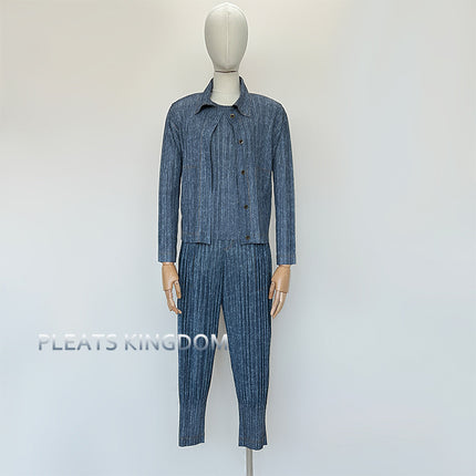 2024 New Korean Denim Two-piece Women's Clothing Nordic Casual Women's Clothing Lightweight Comfortable Age-reducing Slimming Commuter Wear