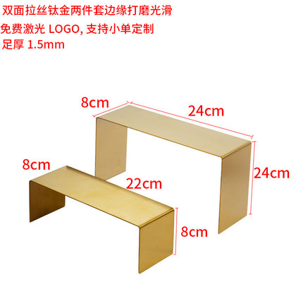 Clothing Store, Shoe Store, and Bag Display Props, High and Low Models, Stainless Steel Shoe and Bag Display Racks, Hot-Selling Cross-Border Items