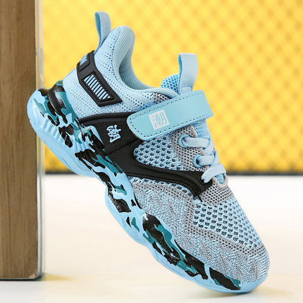 Boys' Single Mesh Sports Shoes, Teenagers, Boys, Junior High School Students, Children's Summer New Hollow Sandals