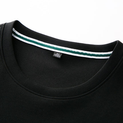 Ming Di Mouse Men's Autumn New Easiest for Match Long Sleeve T-Shirt Tops Fashionable Round Neck Bottoming Shirts Men's Sweatshirts