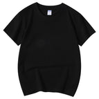 Children's short-sleeved t-shirt children's black / 100cm