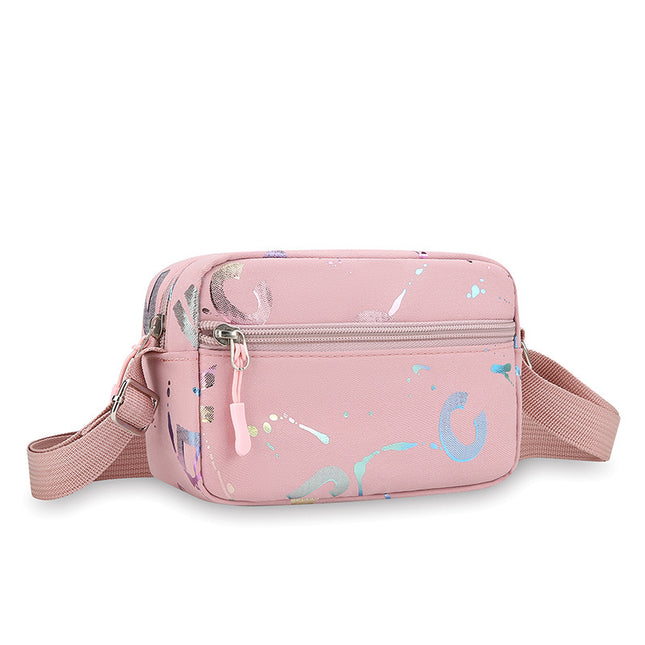 New Trendy Fashion Sports Mobile Phone Bag Casual Shoulder Bag Women's Crossbody Bag Lightweight Waterproof Nylon Small Bag Women's Bag