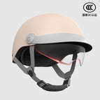 3c certification-milk apricot color [hat brim + transparent endoscope]